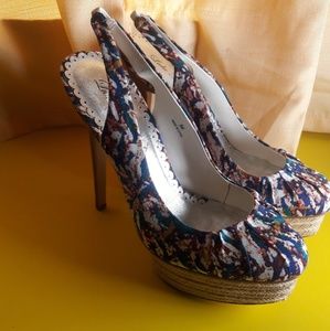 Lulu Townsend multicolor stiletto heel